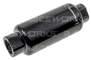 AN-10 BILLET FUEL FILTER 10 MICRON OD50MM LENGTH 140MM