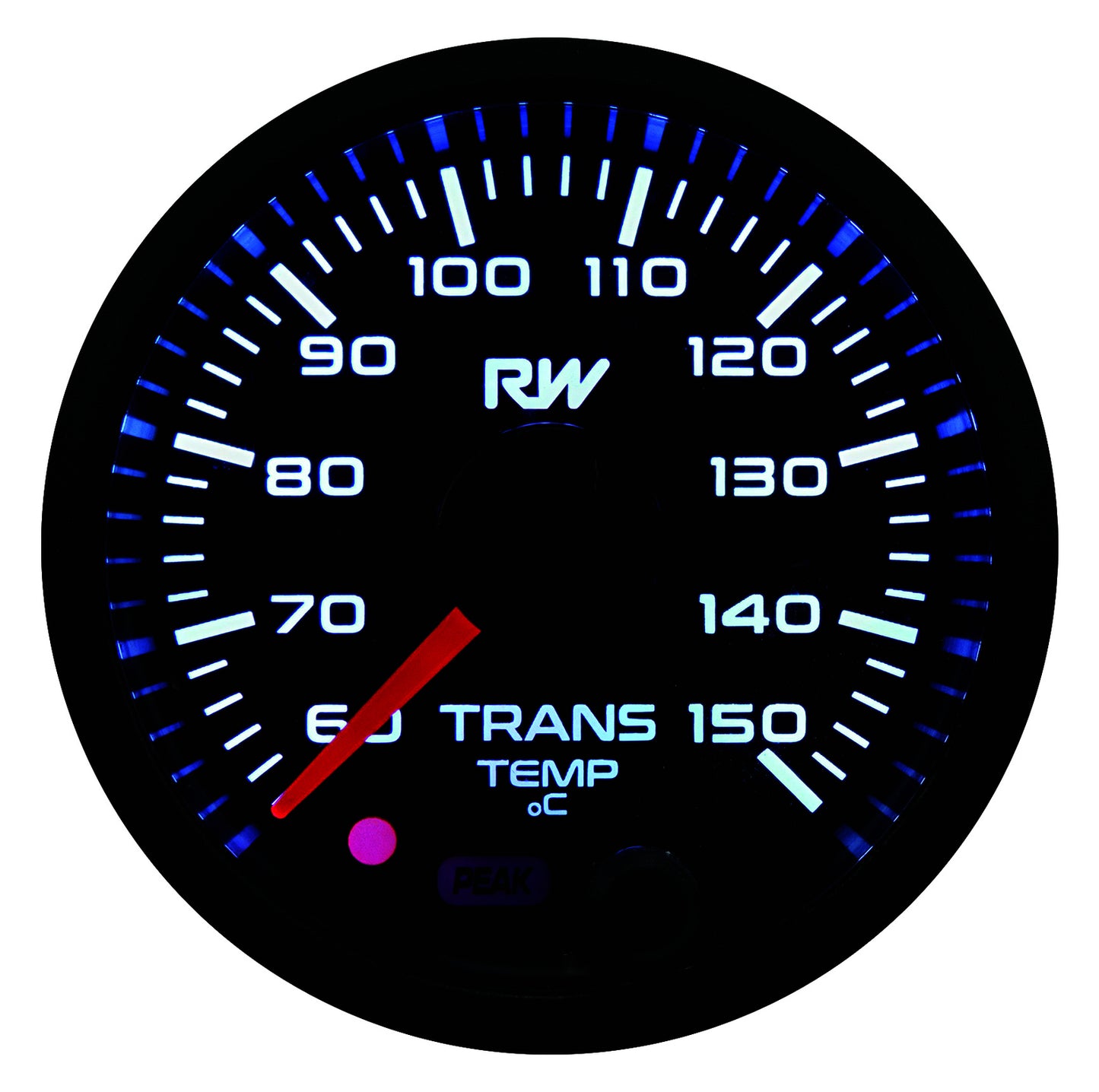 RACEWORKS 52MM ELECTRONIC TRANSMISSION TEMPERATURE GAUGE KIT